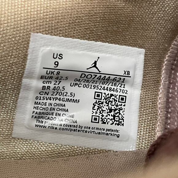 Nike Air Jordan 1 Centre Court Pink Oxford DO7444-621 | Men’s 9 Womens 10.5 main image 7